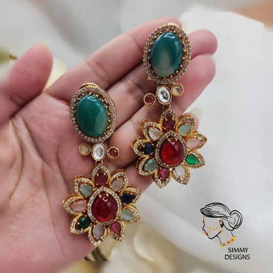 Erum pota stone Earrings