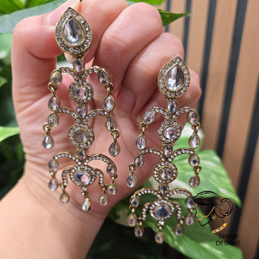 Fahar kundan Earrings