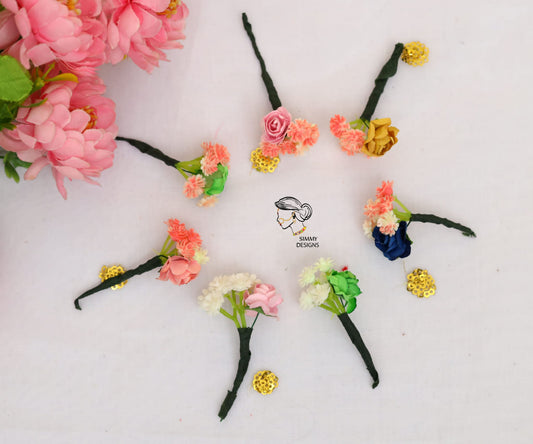 Small flower pins