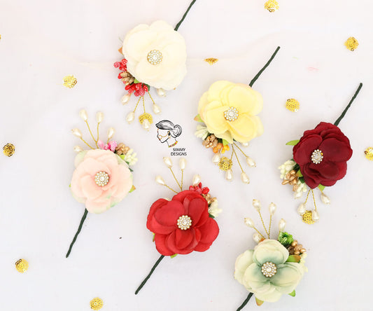 Flower pins