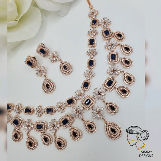 Damini AD necklace set (with COLORS)